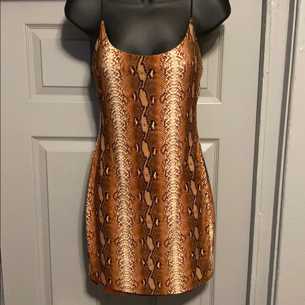 Snakeskin dress